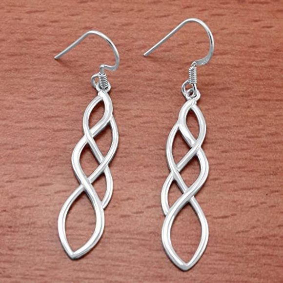 Choice of Celtic Earrings for Women Sterling Silver, Silver Celtic Earrings - Picture 3 of 4
